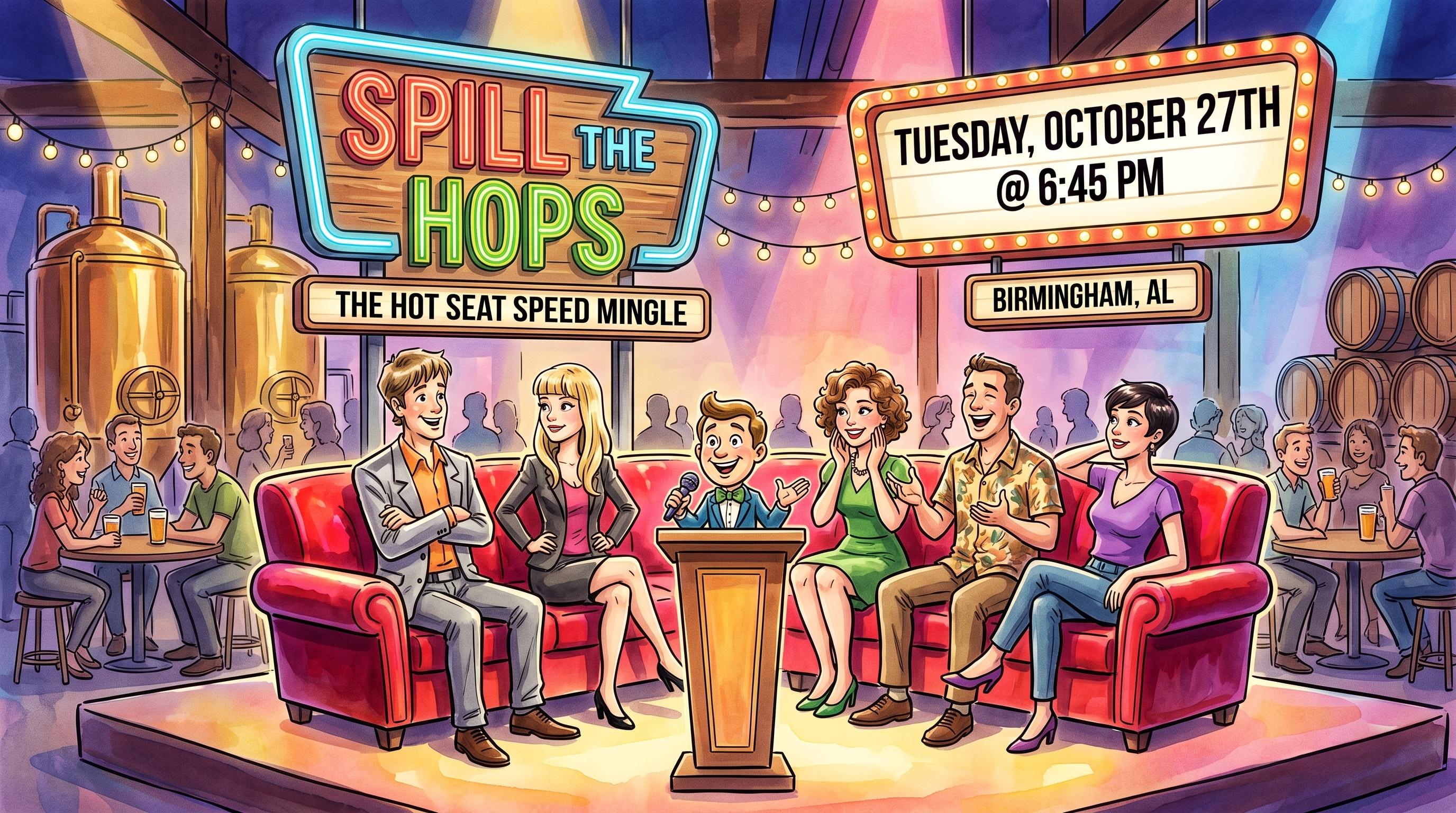 Spill the Hops: The Hot Seat Speed Mingle